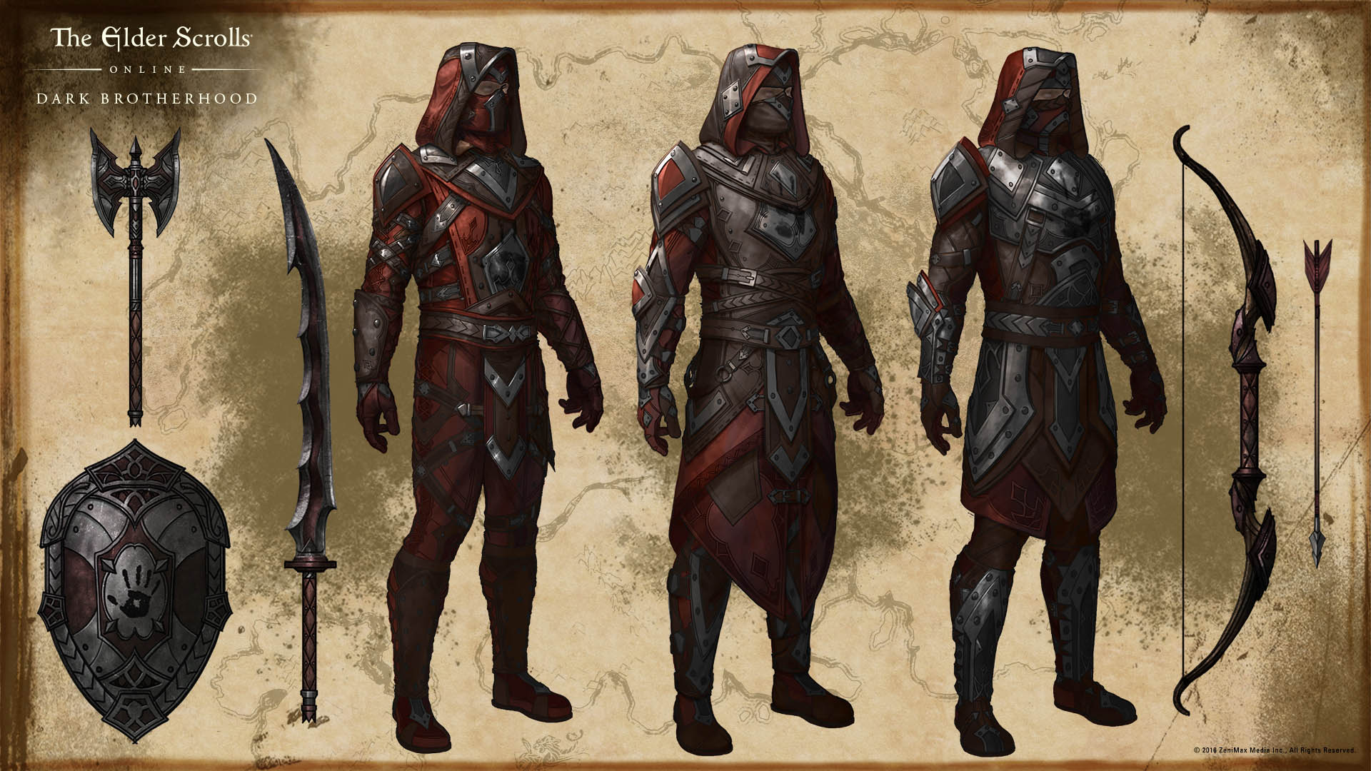 Behold the Dark Brotherhood Arms and Armor