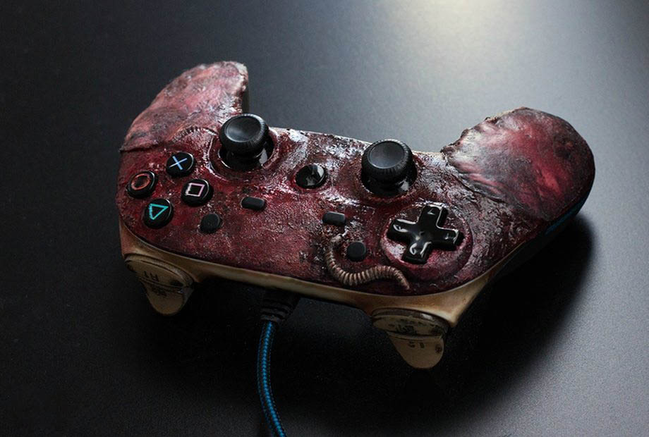 Resident Evil 7 PS4 gaming controller 1