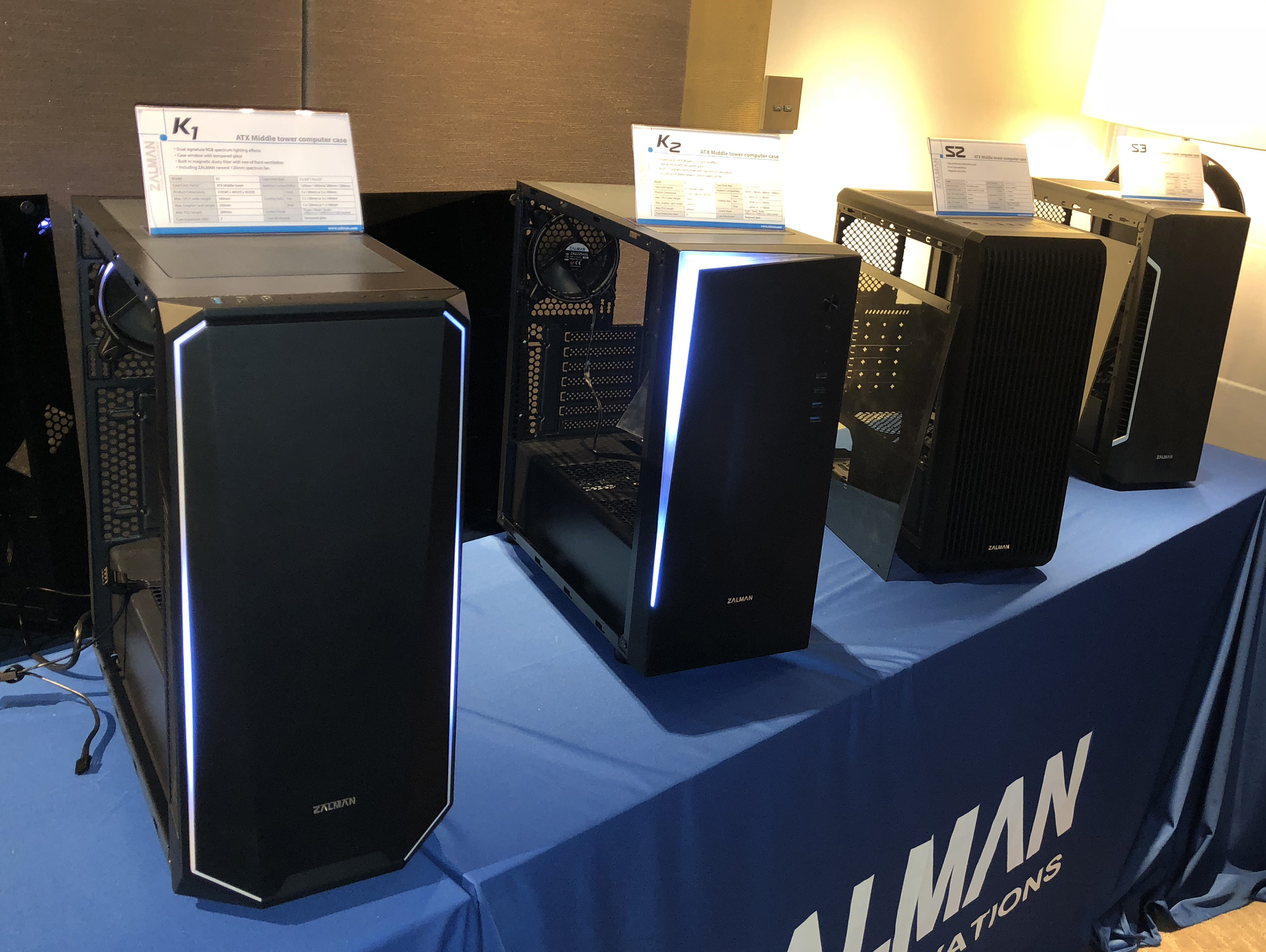 Zalman Computex 2018 PC cases