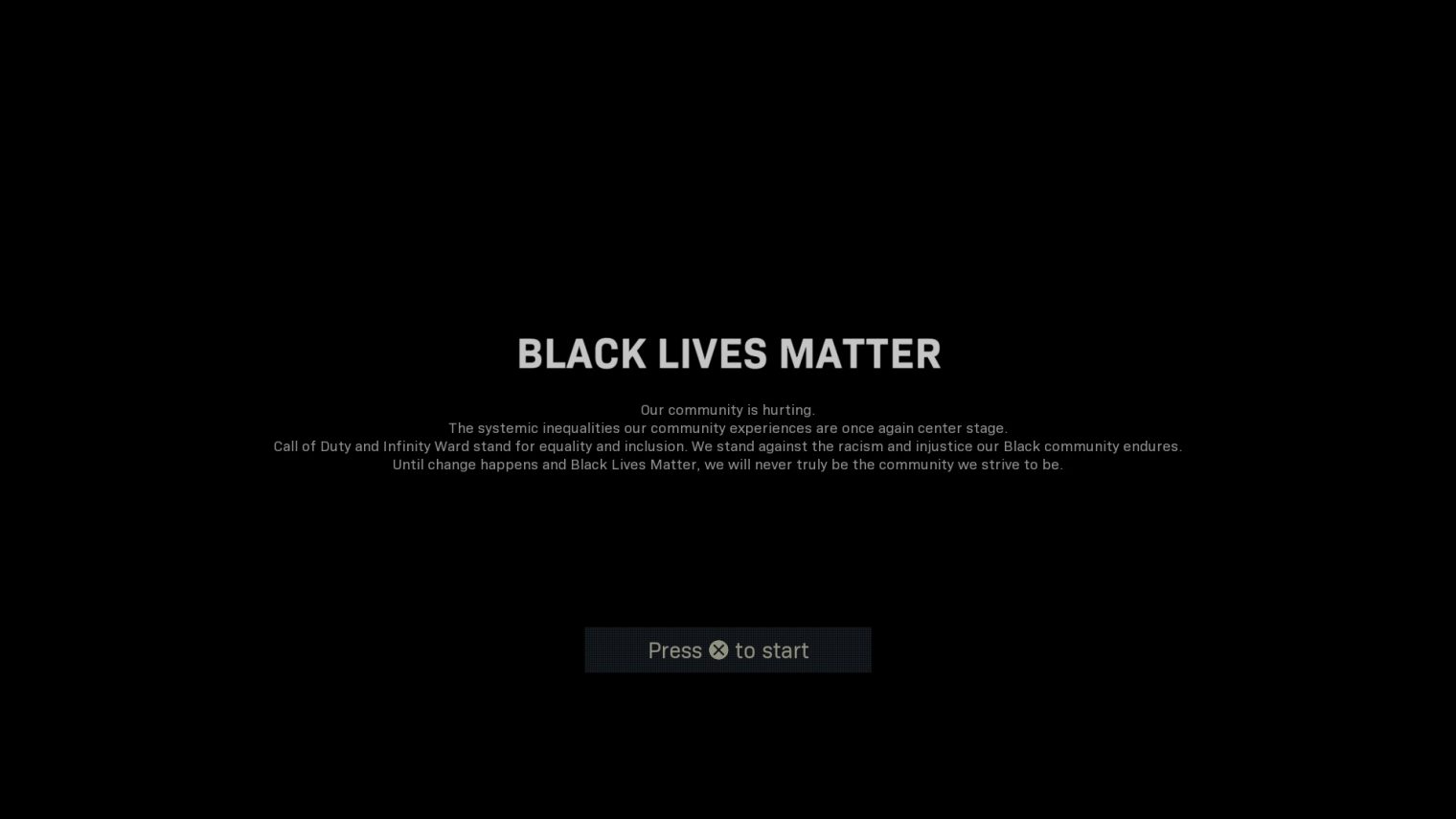 Nahrávací obrazovka Call of Duty podporuje anti-rasistické sdružení