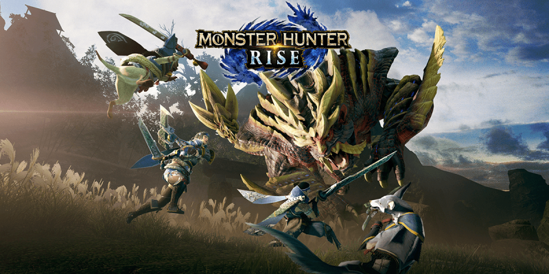 Monster Hunter Rise - hráči bojují s velkým monstrem