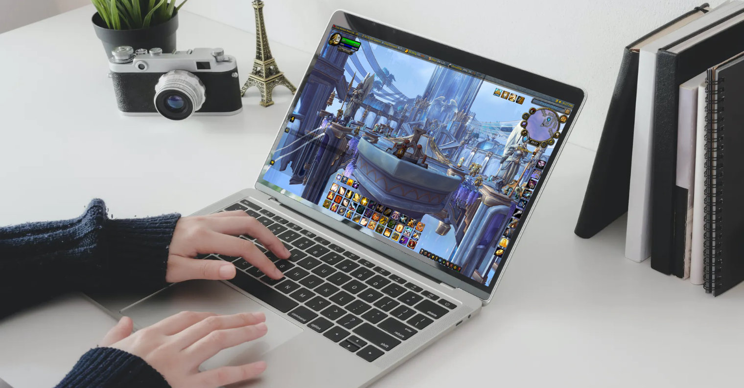 World of Warcraft na Macu smartmockups