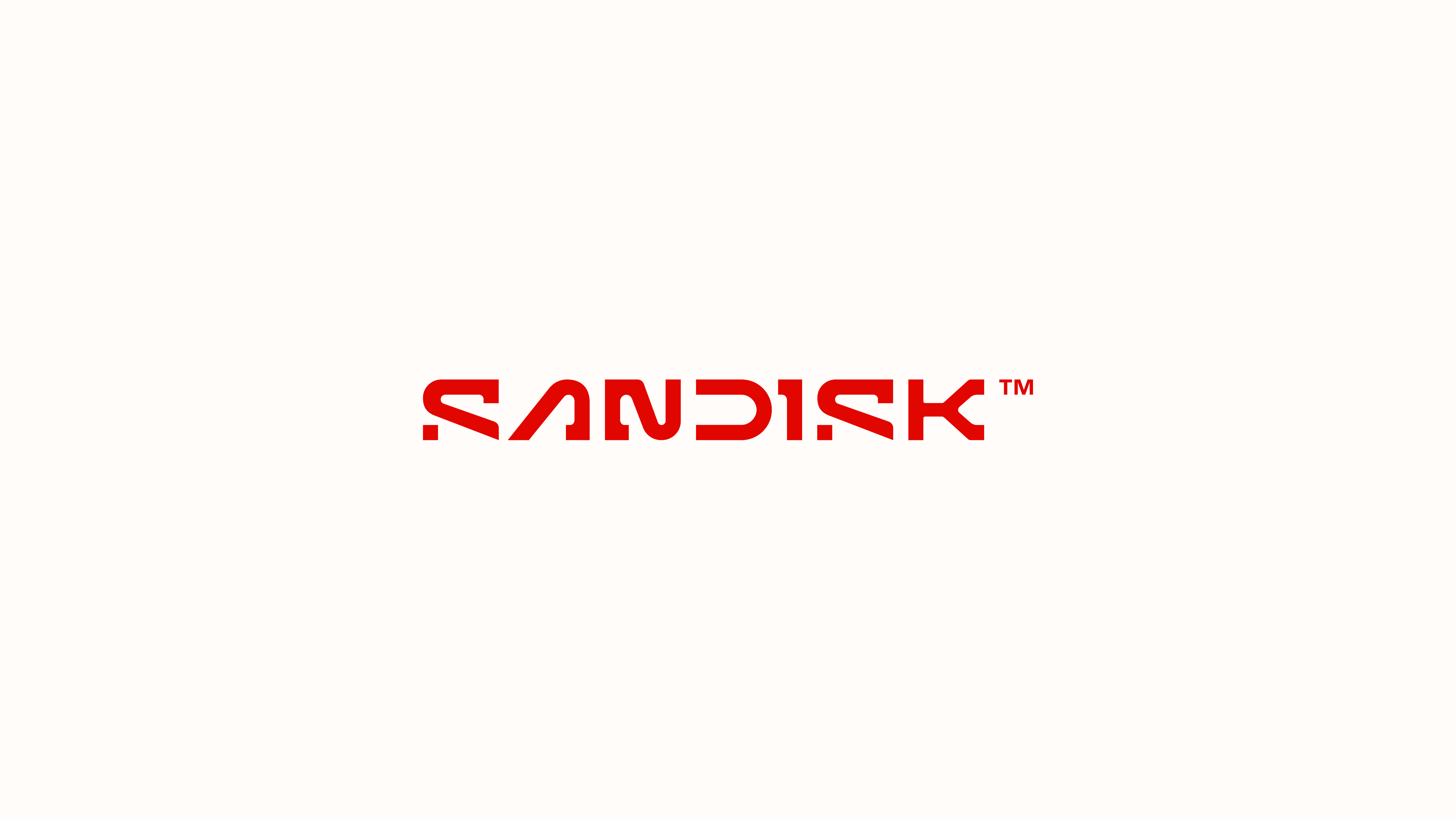 Sandisk Red White Mark Horizontal