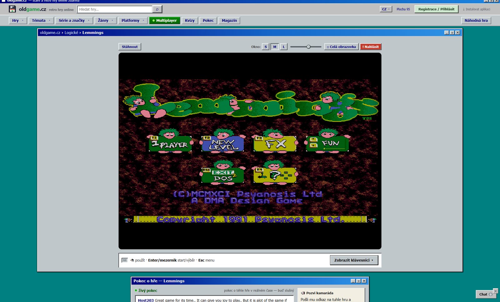 oldgame lemmings